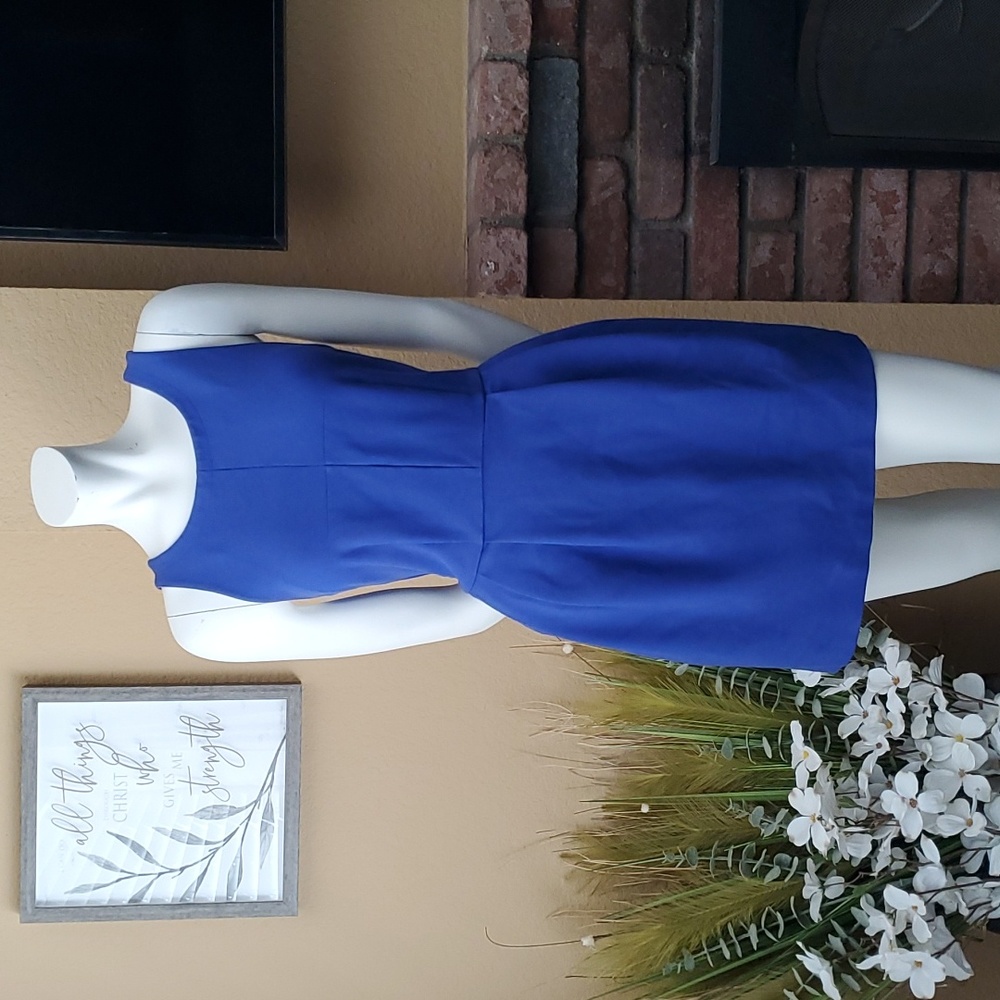 REBECCA MINKOFF Cobalt Blue Sleeveless Mini Dress SIZE: 8